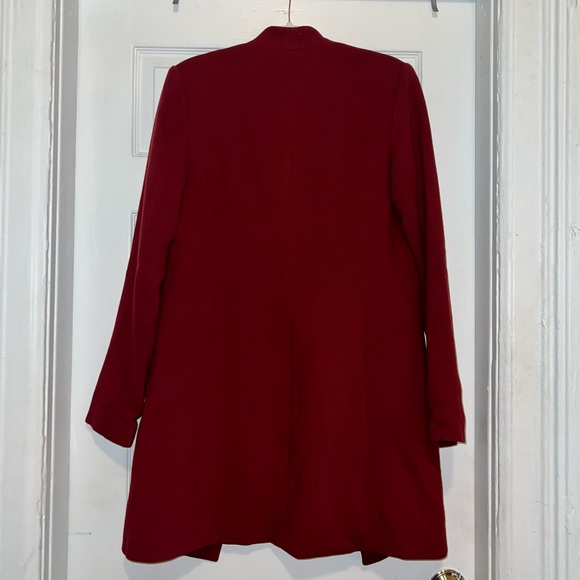 FOREVER 21 Burgundy Day Coat - Picture 2 of 3